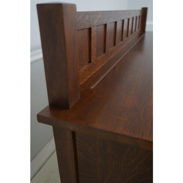 Stickley Mission Oak Arts & Crafts Sideboard For Sale - Image 12 of 18