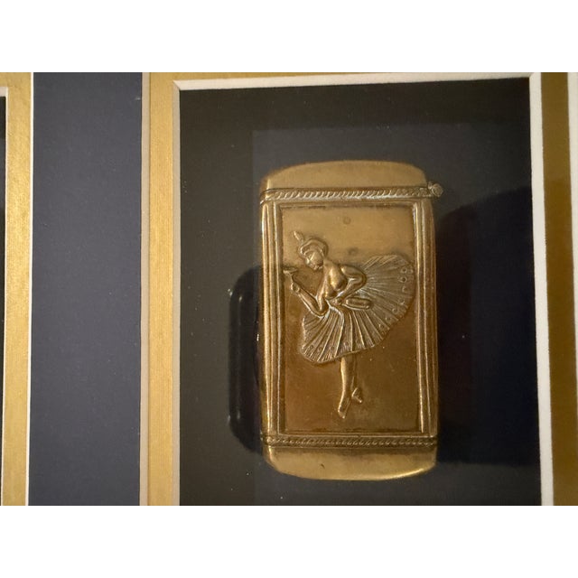 Blue Framed Collection of Late 19th Twelve Antique and Vintage Match Safes / Vesta Cases For Sale - Image 8 of 16
