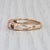 Modern 0.28ctw Blue Sapphire Diamond Ring 14k Yellow Gold Size 6.75 Stackable For Sale - Image 3 of 8