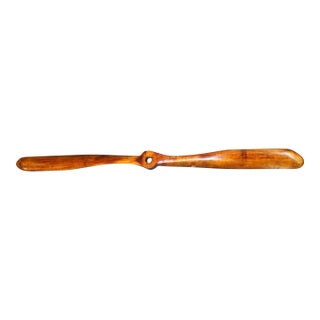 Circa 1920s-1930s Anglo-American Prop Airplane Propeller For Sale
