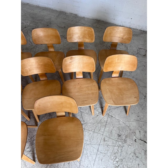 Wood Mid Century Modern Bentwood Chairs by Bruno Weil for Thonet - 12 Available For Sale - Image 7 of 7