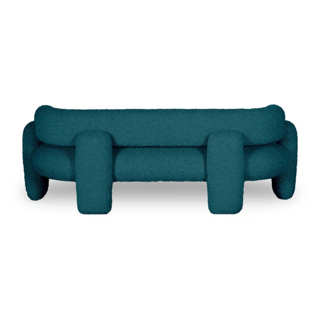 Not Yet Made - Made To Order Embrace Cormo Azure Sofa by Royal Stranger For Sale - Image 5 of 7
