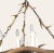 Cabin 1940s Vintage Antler Chandelier With Antler Chain For Sale - Image 3 of 8