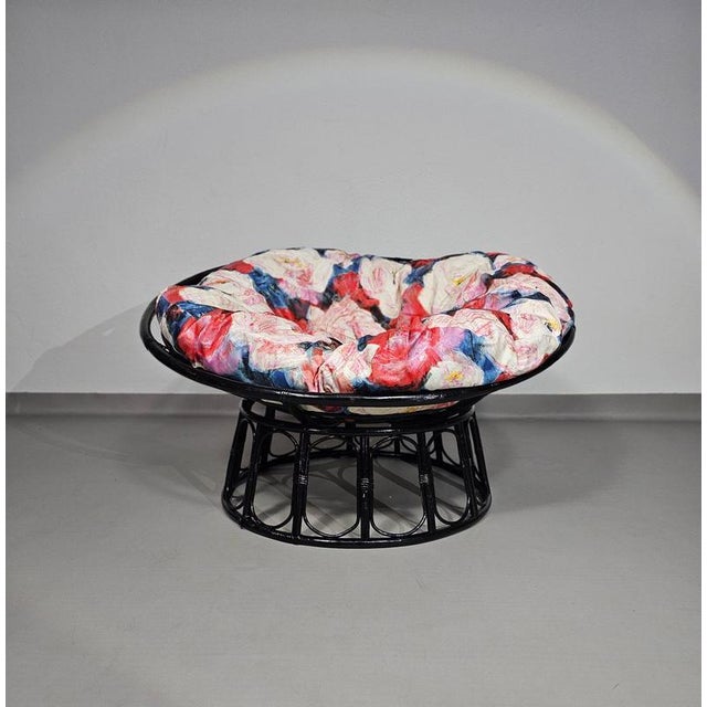 Papasan Rattan Lounge Chair, 1970s For Sale - Image 15 of 18