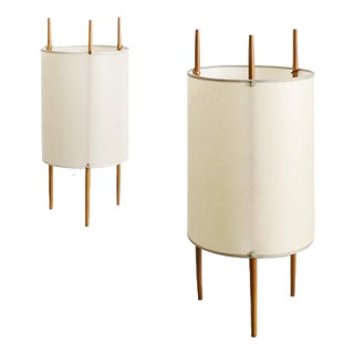 Early Mid Century No9 Table Lamps by Isamu Noguchi for Knoll, USA, 1940s, Set of 2 For Sale