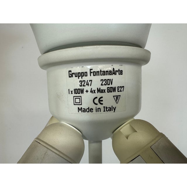 Mid-Century Modernist Italian Floor Lamp from Fontana Arte, 1980s For Sale - Image 15 of 16