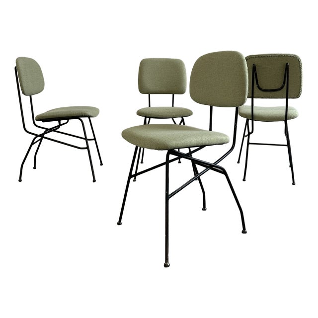 Cocorita Chairs by Gastone Rinaldi for Velca Legnano, 1950, Set of 4 For Sale