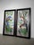 Antique Stained Glass Panels with Exotic Birds, Set of 2 For Sale - Image 4 of 5