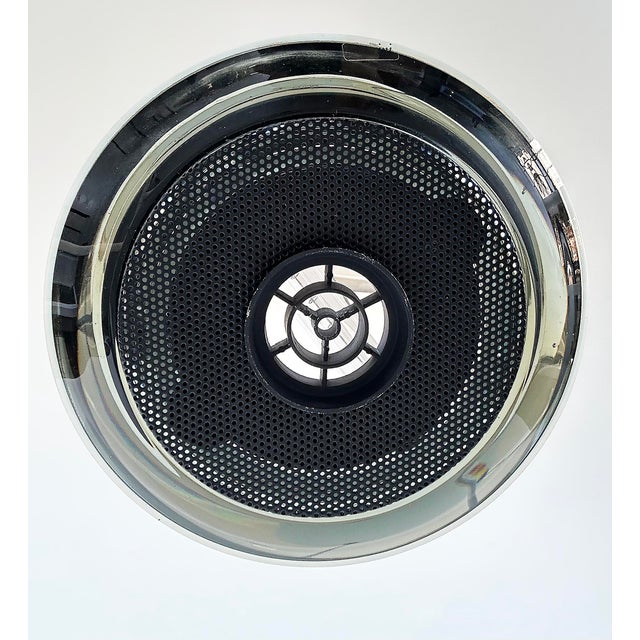 1980s Italian Foscarini Post-Modern "Spaceship" Pendant Chandelier For Sale - Image 9 of 9