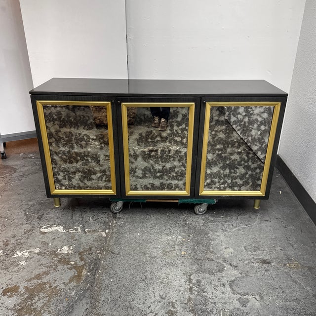 Design Plus Gallery presents a Bespoke Sideboard from Mark David. This substantial case piece pairs a smoked glass top...