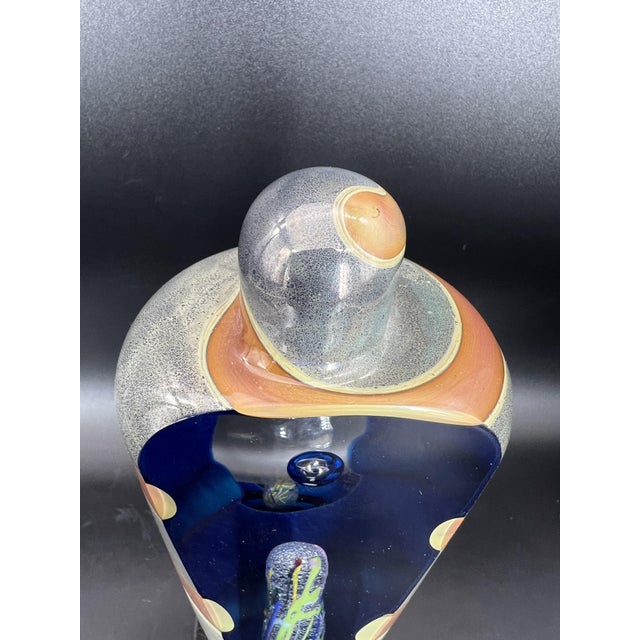 Kosta Boda Limited Edition Art Glass Piece by Bertil Vallien for Kosta Boda, 1990s For Sale - Image 4 of 8