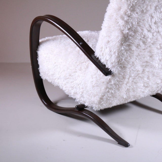 Set of Vintage Lounge Chairs by Jindrich Halabala For Sale - Image 5 of 9