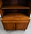 Brown 1960s Mid Century Modern China Cabinet Hutch Glass Display Walnut Furniture Drawers For Sale - Image 8 of 12