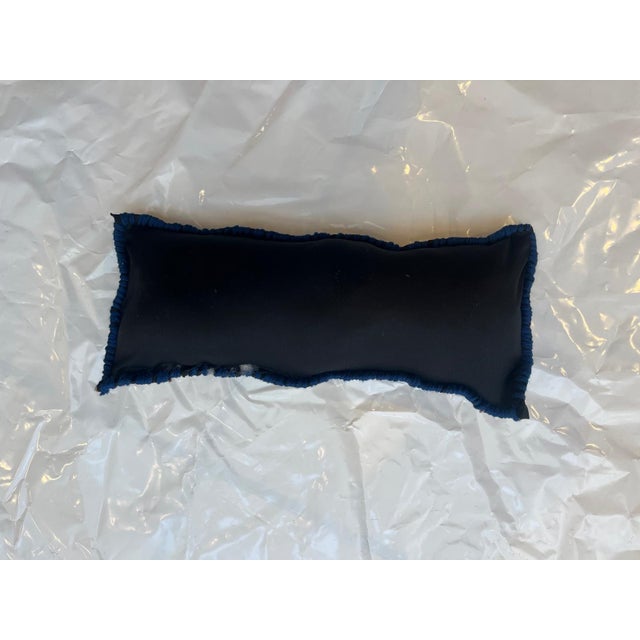 Pillow made with genuine hand made antique Persian Malayer rug fragment-poly fill ,fabric backing , sewn closure-