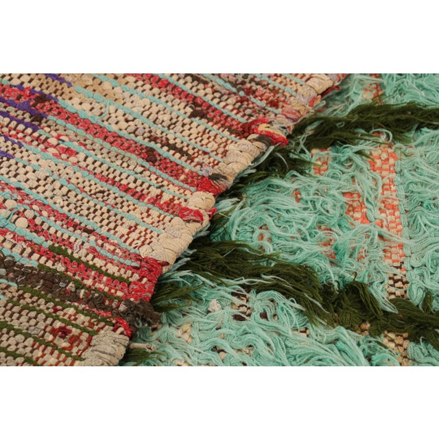 Textile Vintage Moroccan Runner With Polychromatic Geometric Patterns, From Rug & Kilim For Sale - Image 7 of 7