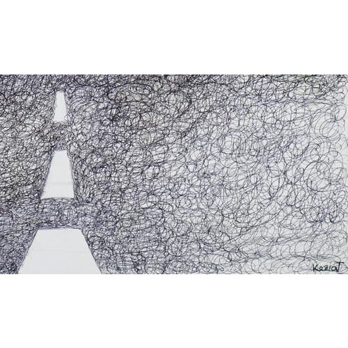 The Journey is a beautiful painting realized by the Italian artist KEZIAT in 2009. Pen on paper from the series...