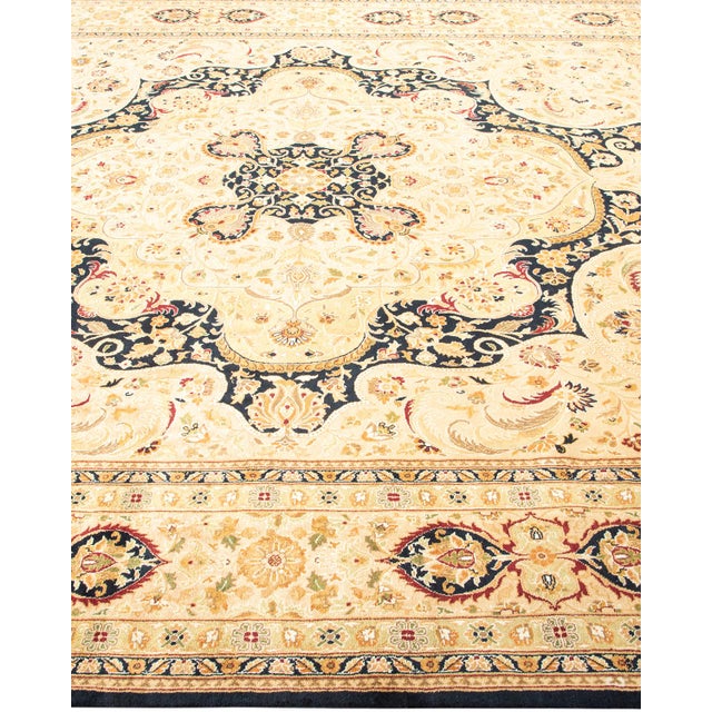 Solo Rugs Mogul, One-of-a-Kind Hand-Knotted Area Rug - Yellow, 8' 1" x 10' 7" For Sale - Image 4 of 8