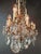 Oval Italian Baroque Revival Crystal Chandelier Rococo Style Dining Room Ceiling For Sale - Image 11 of 17