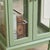 Small Display Cabinet in Pastel Green with Mirrored Back Panel For Sale - Image 10 of 16