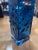 Vintage Italian Decorative Blue Vase 1980s For Sale In Los Angeles - Image 6 of 6