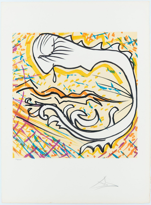 Salvador Dali, Le son de la foi, Lithograph