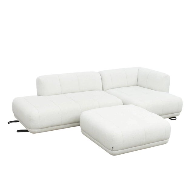 Design Within Reach Design Within Reach Quilton Sectional and Ottoman by Hay For Sale - Image 4 of 7