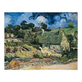 2008 After Van Gogh "Thatched Cottages in Cordeville", First Edition German Poster For Sale
