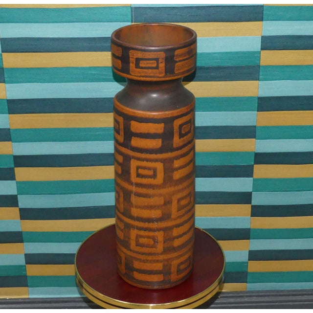 Brown Ceramic Vase from Wächtersbach, 1970s For Sale - Image 8 of 10