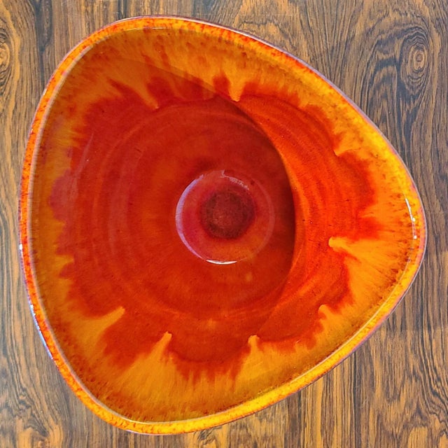 William & Polia Pillin Flambé Bowl or Cachepot For Sale - Image 9 of 12