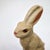 Paint 1993 Vintage Vaillancourt Sculptural Folk Art Chalkware Hand Painted Teetor Totter Rabbits Figurine For Sale - Image 7 of 10