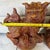 Pair Large 19" Terracotta Foo Dogs Chinese Guardian Lions Vintage Heavy For Sale - Image 15 of 17