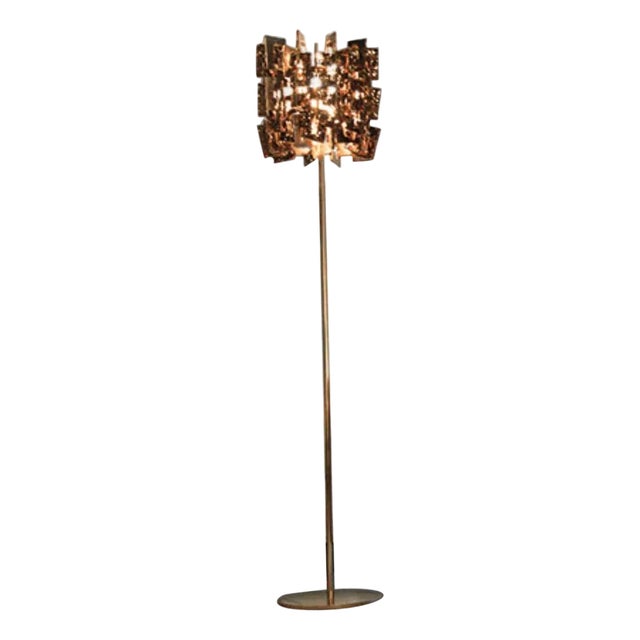 Floor Lamp by Charlie Chatem for Mazzega, 1946 For Sale