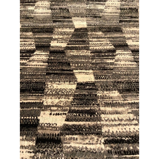 Textile Fabric Associates WhimsyLatex Jet. Black and White Abstract