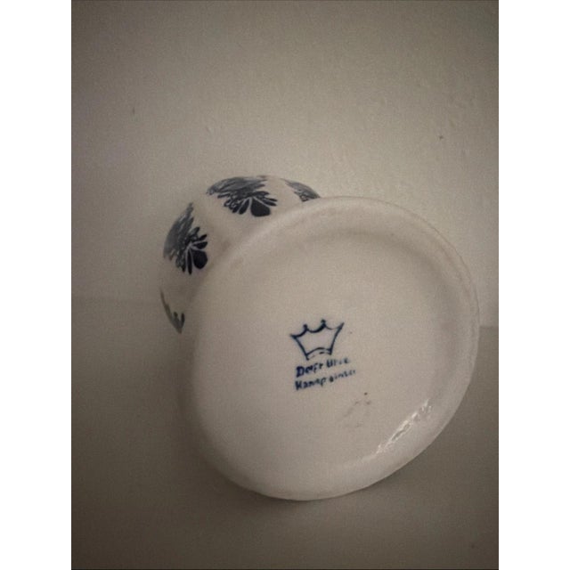 1980s 1980s Elft Blue Ellis Island Bud Vase For Sale - Image 5 of 6