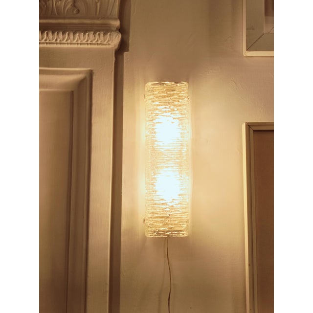 Murano Glass Wall Lamp from Kaiser Leuchten, Germany, 1970s For Sale - Image 7 of 8