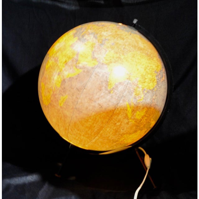 Metal Crystal Globe from George Philip & Son, 1970s For Sale - Image 7 of 13