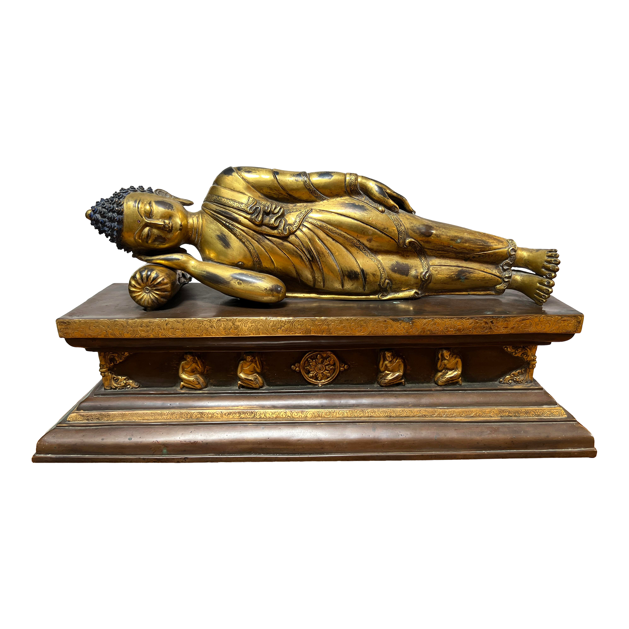 Buddha Entering Nirvana Sculpture - image 0