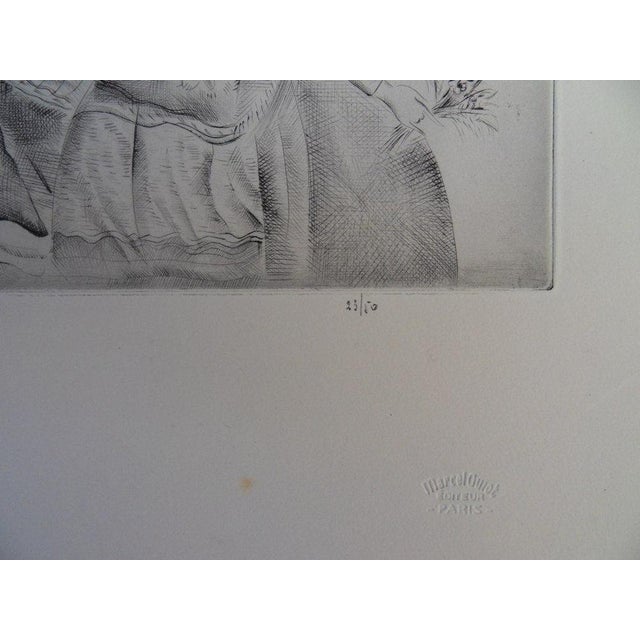 Mily Possoz, Jeune fille coquette, Etching For Sale - Image 7 of 8