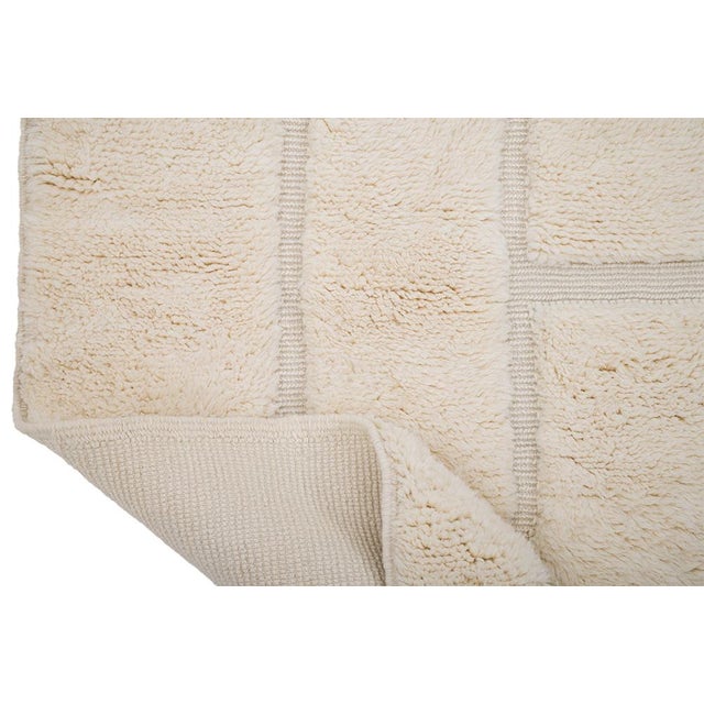 Textile Hand-Knotted Wool Rug by Azele Studio For Sale - Image 7 of 10