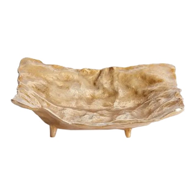Arlene Cast Aluminum Decorative Tray Large For Sale