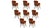 Louis I Dining Chairs by Ottiu, Set of 8 For Sale - Image 12 of 14
