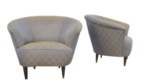 Armchairs in Style of Ico Parisi, Italy, 1950s, Set of 2