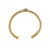 David Yurman Cablespira X 14k Yellow Gold 6mm Ct Diamond Cuff Bangle Bracelet For Sale In Houston - Image 6 of 8