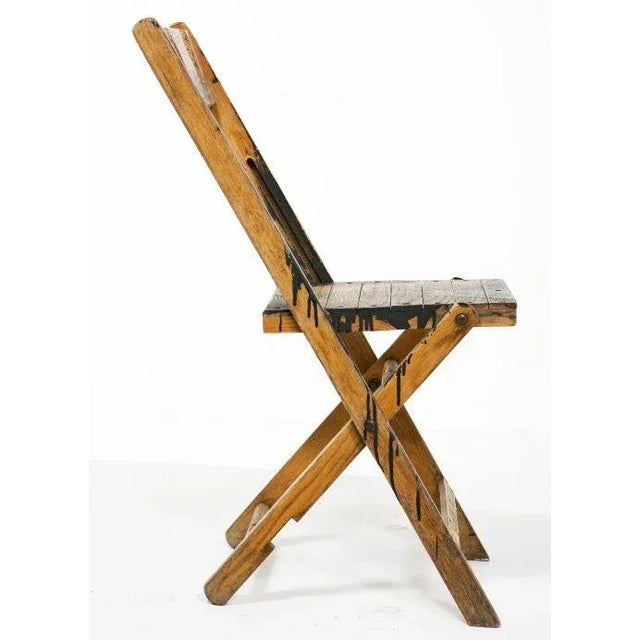 Vintage California Pop Art chair featuring various body parts, circa 1970. Seat height 16.25".