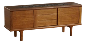 Mid-Century Modern Danish Freestanding Teak Credenza from Hansen & Pedersen, 1960s
