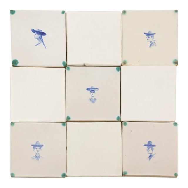 BDDW Handpainted Tile For Sale