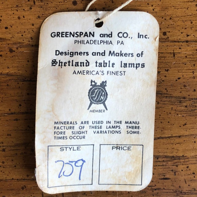 Mid 20th Century Marble-Glazed Ginger Jar Table Lamp For Sale - Image 11 of 13