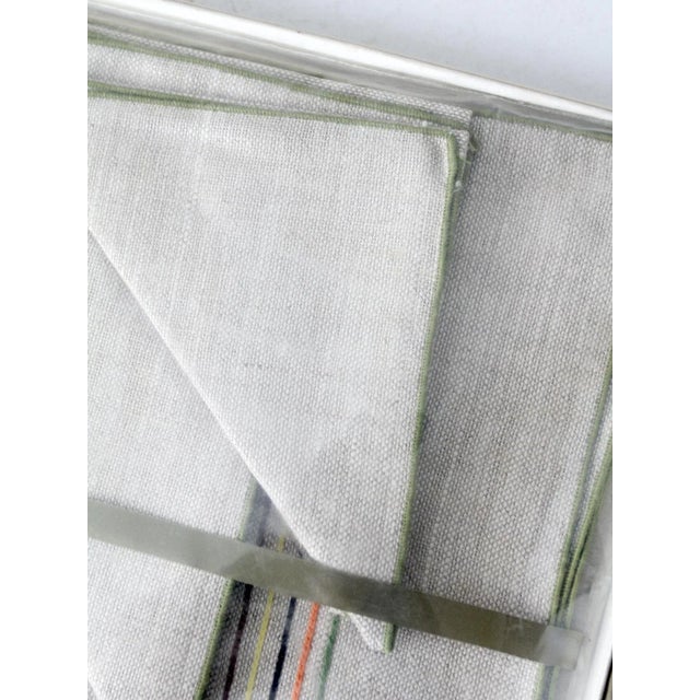 Vintage 1950s Timely Linens Napkins and Placemat Set For Sale - Image 6 of 8