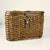 Ralph Lauren Home 1980s Vintage Boho Chic Arts & Crafts Coastal Woven Jute Wicker & Bentwood Storage Lidded Basket For Sale - Image 4 of 15