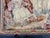 Red An Antique Wall Hanging French Tapestry With Romantic Subject For Sale - Image 8 of 9